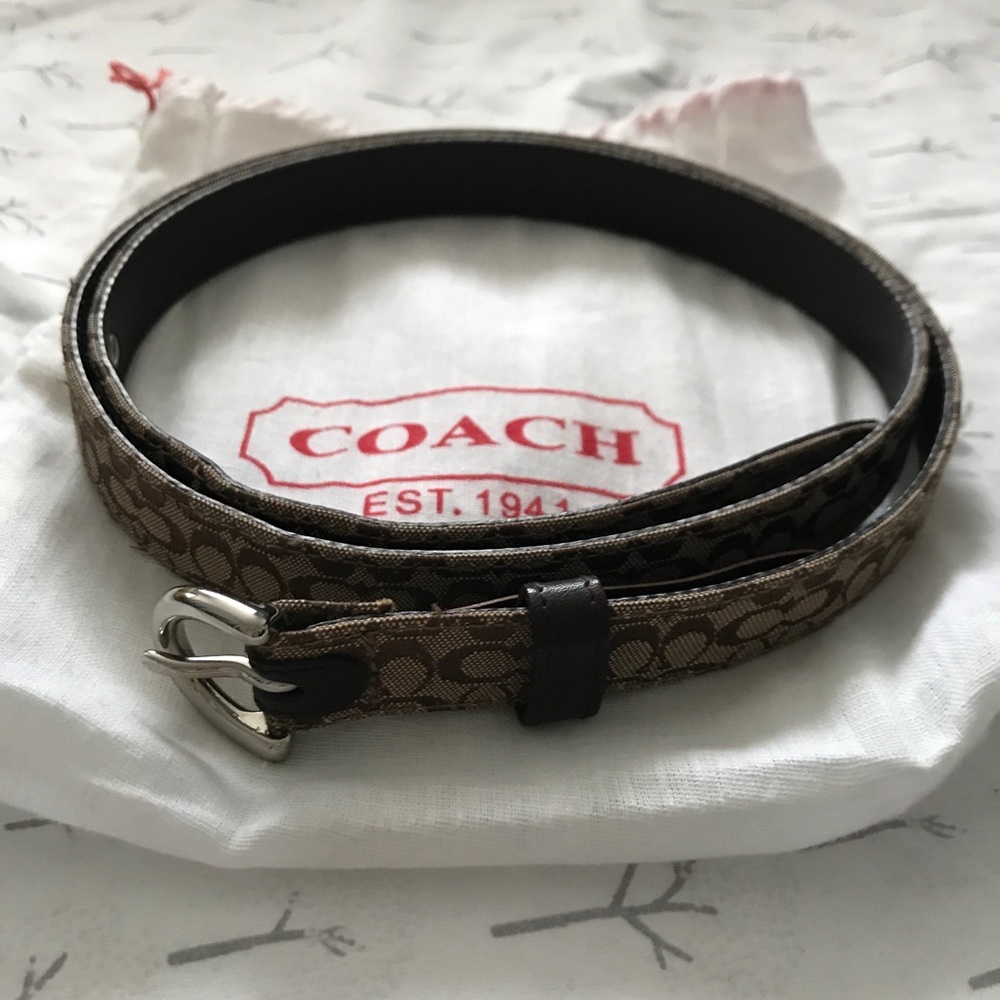 Coach Monogram Belt